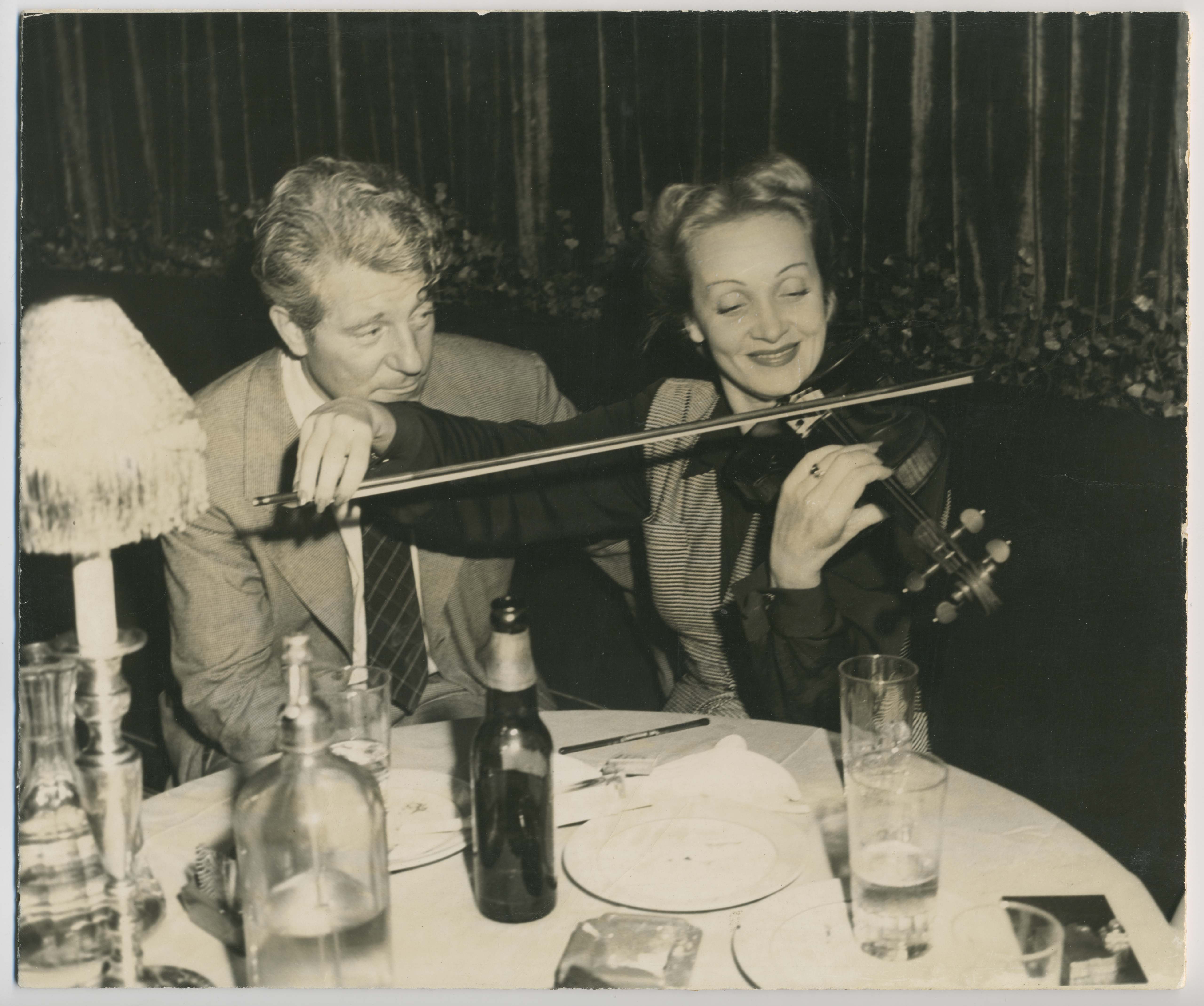 Jean Gabin and Marlene Dietrich, New York, 1944